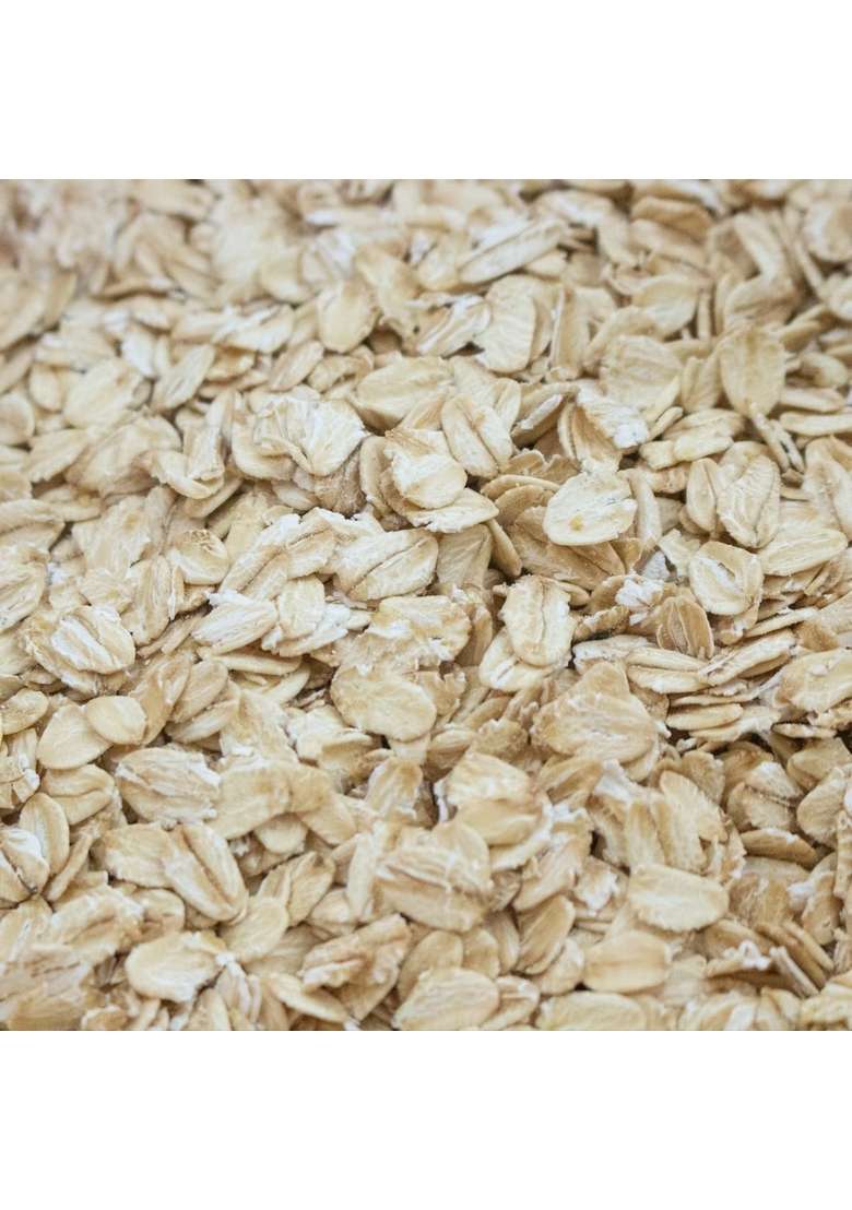 Phs Organic Jumbo Oats Flakes 450G Usda Npop Certified | Gluten-Free | 100% Natural Rich In Fibre | Suitable For Diet | Great Breakfast Vacuum Packed - Indya