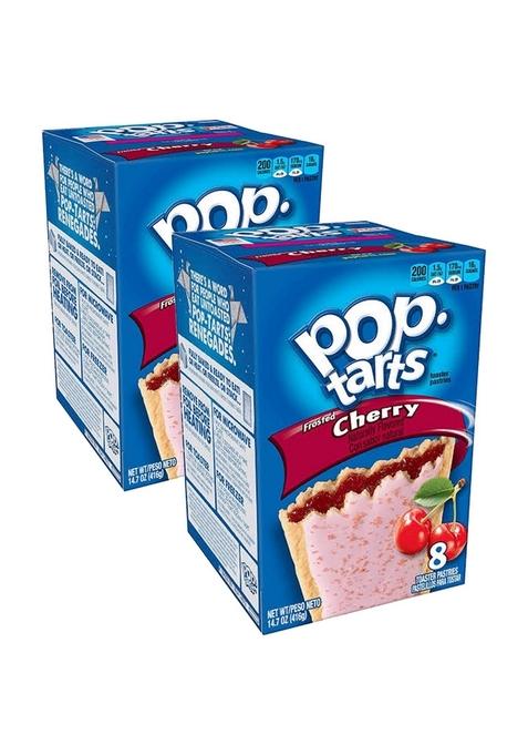 Pop Tarts Frosted Cherry Pack Of 2 Pouch, 2 X 416 G
