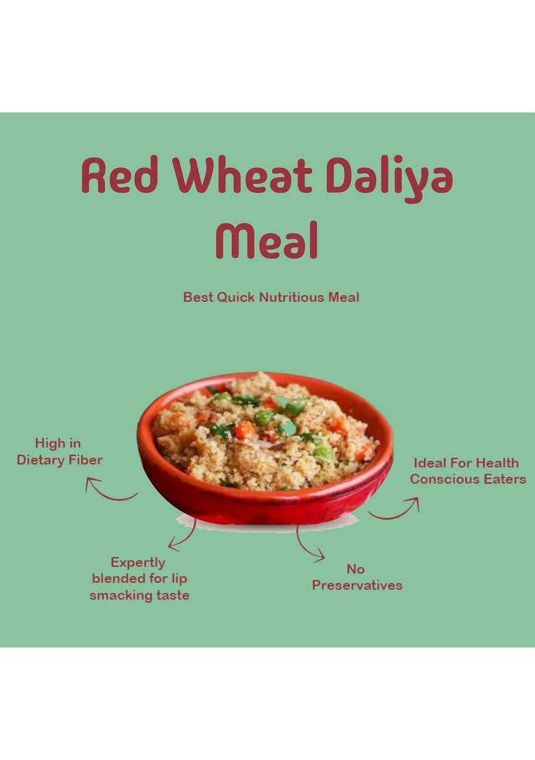 Purepearls Kathiya Wheat Daliya-500 Gram| Red Wheat Daliya | Kathiya Gehu Porridge | For Weight Loss | Rich In Fiber And Protein | 500 Gram