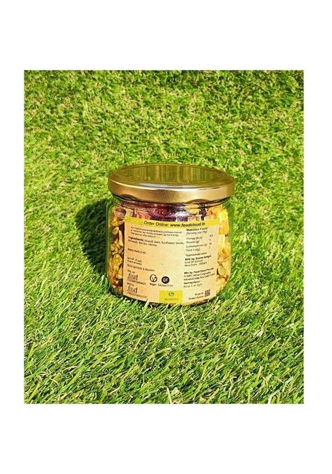 Foodcloud.In Munchies- Homemade Premium Dry Fruit Muesli | Vegan & Gluten Free | Roasted & Healthy | 100% Vegetarian & No Added Preservatives | 150 Grams