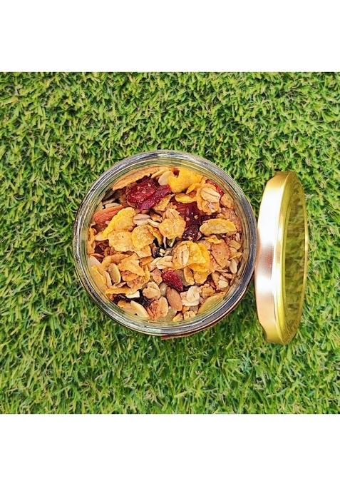 Foodcloud.In Munchies- Homemade Premium Dry Fruit Muesli | Vegan & Gluten Free | Roasted & Healthy | 100% Vegetarian & No Added Preservatives | 150 Grams