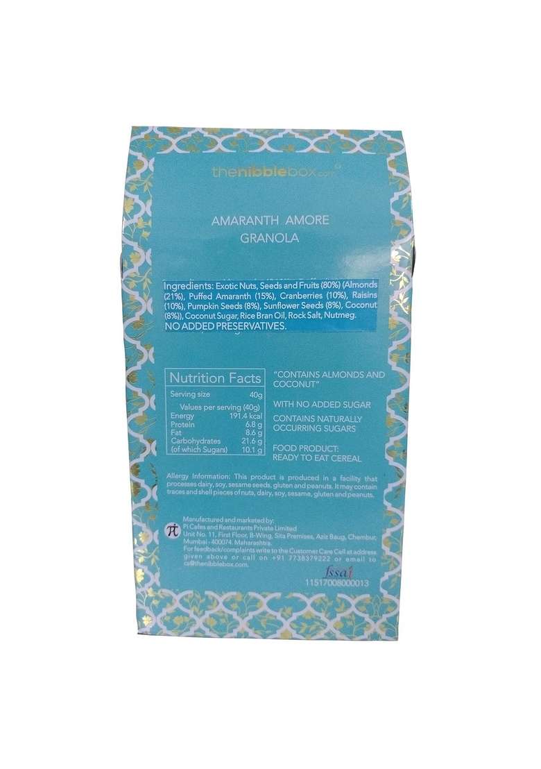 Thenibblebox Luxury Breakfast Collection - Assorted Set Of 3 Breakfast Granola, 300G [With Min 52% Dry Fruits, Gluten Free, Vegan Friendly, No Refined Sugar] Hard Box With Magnet Lock And Metallic Foiling On The Box - Indya