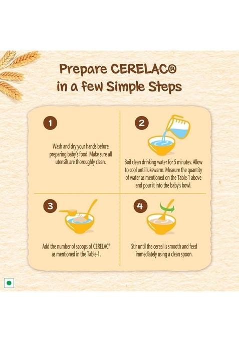 Cerelac Baby Food Cereal | Wheat Rice Mixed Fruit For 10 To 24 Months Baby | Source Of Iron & Protein | Instant Cereal | 600G (Pack Of 2)