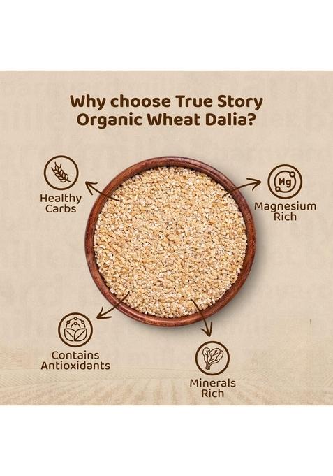 Naturevit Broken Wheat Daliya 1 Kg | Gehu Dalia | Godhuma Daliya | Chemical & Preservative-Free | Easy To Cook & Digest
