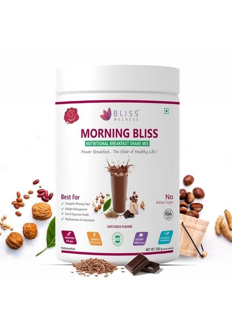 Bliss Welness Morning Bliss Cafe Choco Flavour 500 Gm