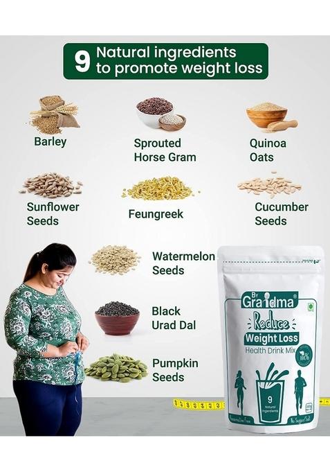 Natural Weight Loss Health Drink Powder Mix | Energy Drink For Fat Burning | Weight Loss Mix For Women And Men | Herbal Weight Loss Nutrition Product With Quinoa Oats For Quick Result- 840G