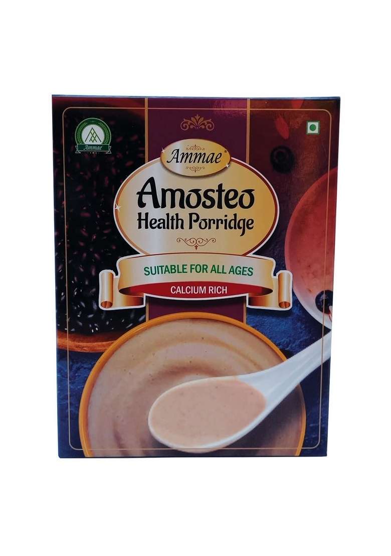 Ammae Amosteo Health Porridge, 200G, Pack Of 2, Suitable For All, Contains No Preservatives Or Chemicals And No Added Sugar Or Salt - Indya
