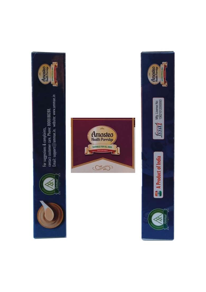 Ammae Amosteo Health Porridge, 200G, Pack Of 2, Suitable For All, Contains No Preservatives Or Chemicals And No Added Sugar Or Salt - Indya