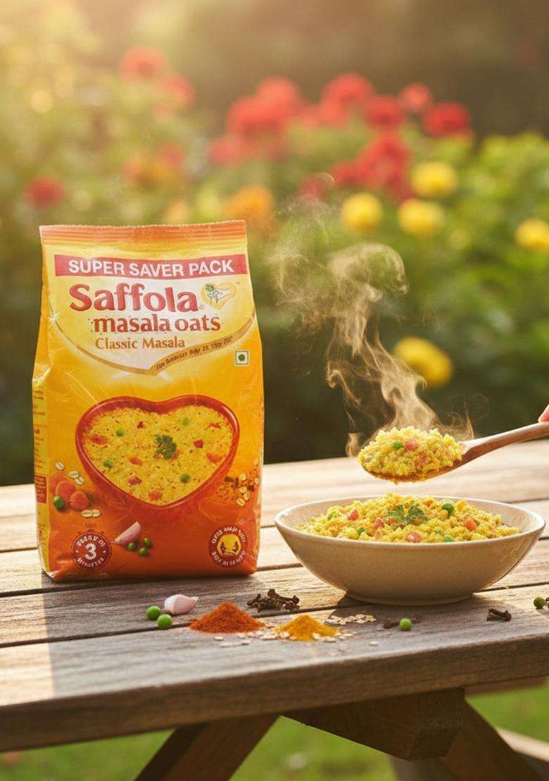 Saffola Masala Oats, Classic Masala, 400G - Indya