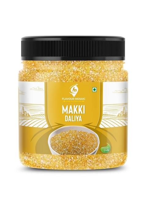 Flavour Mosaic Makka Daliya | 400Gm | Maize Daliya | Corn Daliya | Makke Ka Daliya | Khichdi Daliya | Natural And Fresh
