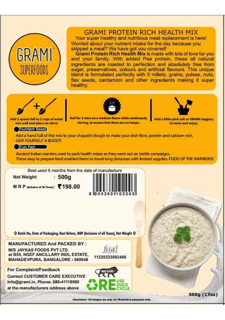 Grami Superfoods G25 Millet Porridge Mix