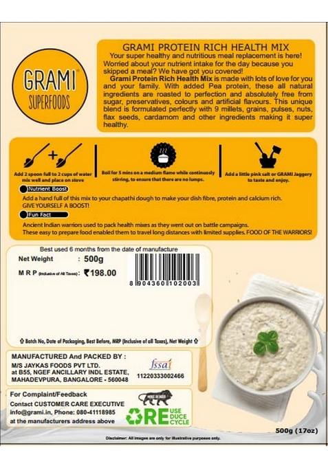 Grami Superfoods G25 Millet Porridge Mix