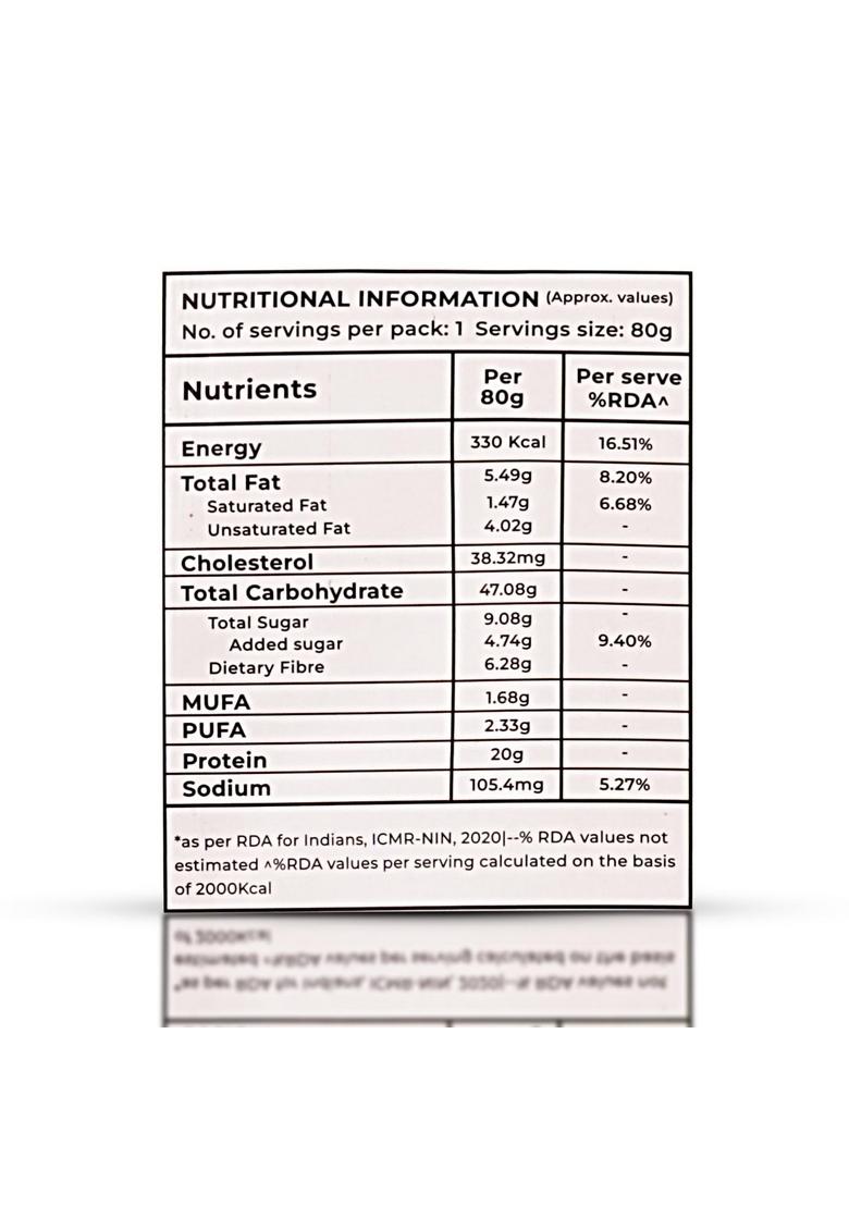 Overnight Oats 20Gm High Protein, Refined Sugar Free, Cookies & Creme, Chia Seeds, Whey Protein & More| Breakfast Cereals For Weight Management| (Cookies & Creme, Pack Of 5)