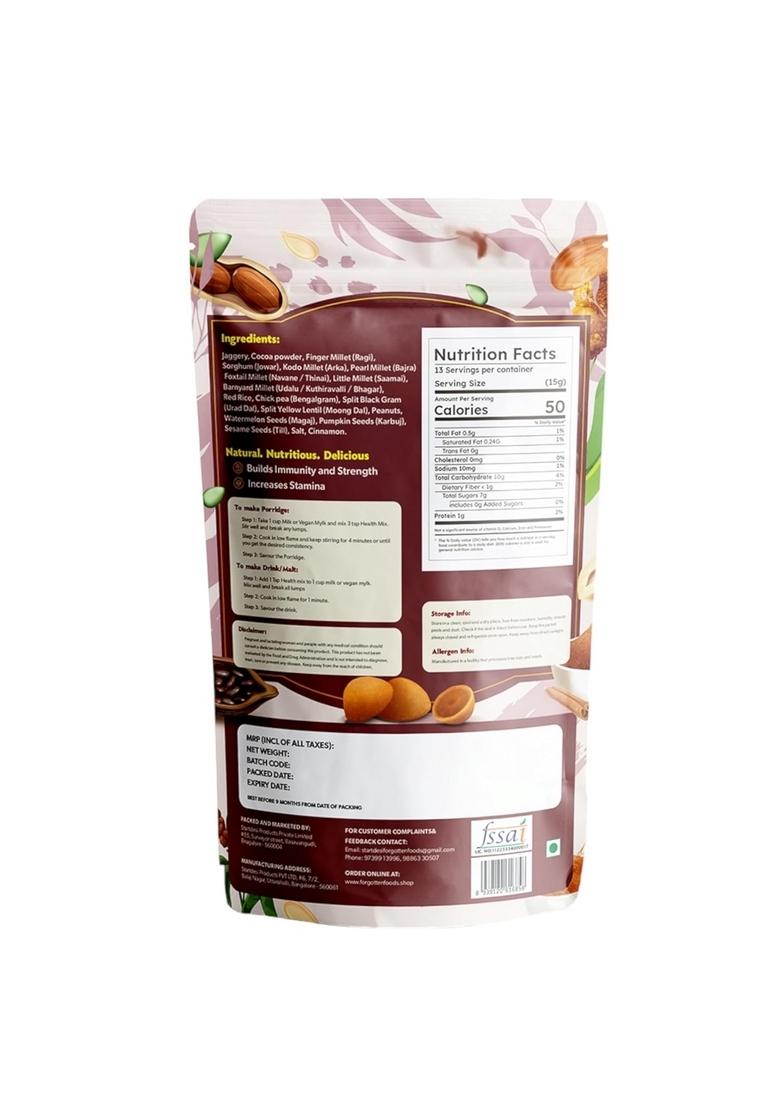 Health Mix From Millets, Lentils, Nuts And Seeds