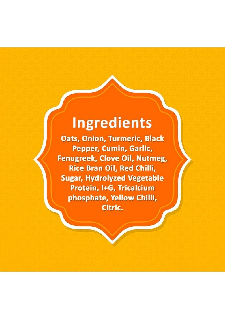 Tiryanc Natural Masala Oats | Tasty, Anytime Snack | Ready In 3 Mins | No Maida, No Added Preservatives | Oats Helps Manage Weight | Nutritious Breakfast Cereals (500G)