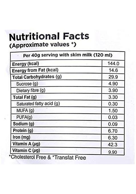 Muesli High Protein Crunchy Nutty (Pack Of 2) By Millet Mantra | Sugar Free Muesli With Almonds, Black Raisins & Fruit Bibs | Rich Breakfast Cereals