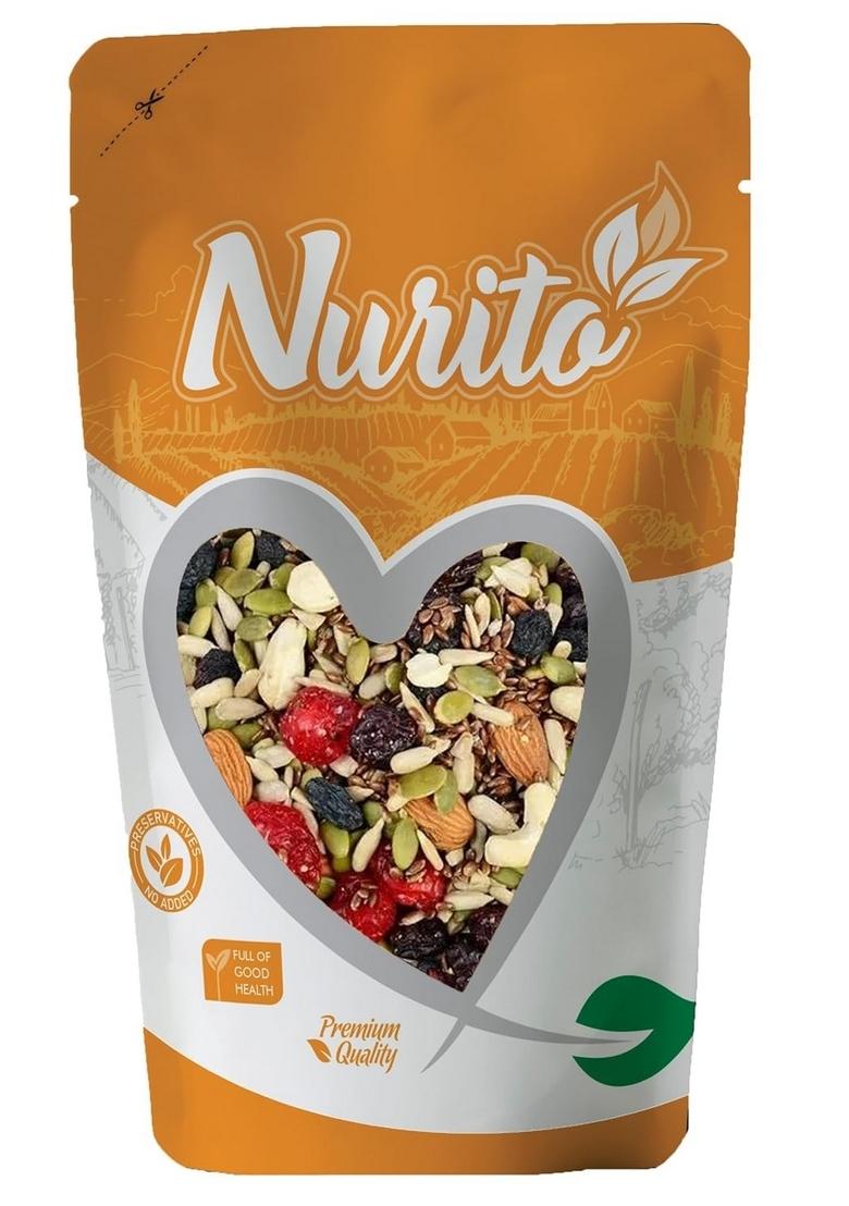 Nurito Breakfast 250 Grams – Trail Mix With Dry Fruits, Berries & Protein-Rich Seeds | Power Snack Loved By Moms | Best For Active Kids & Office Professionals | Keeps You Full Energetic & Energized All Day