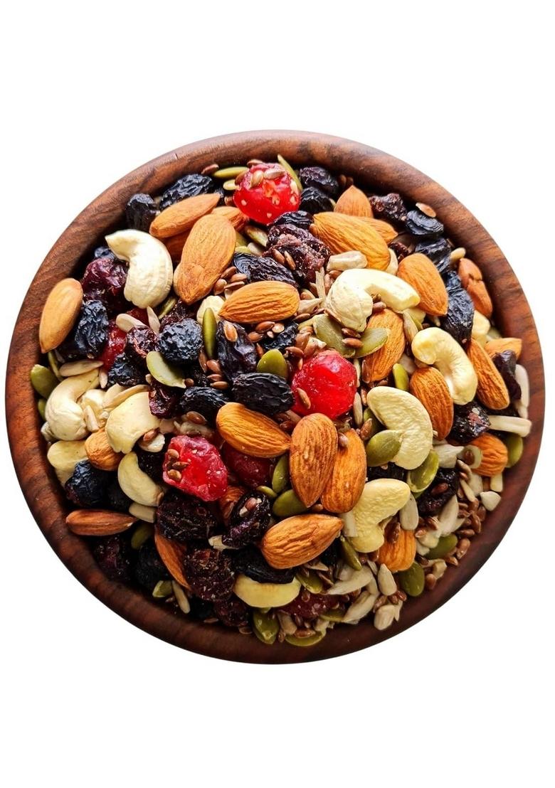 Nurito Breakfast 250 Grams – Trail Mix With Dry Fruits, Berries & Protein-Rich Seeds | Power Snack Loved By Moms | Best For Active Kids & Office Professionals | Keeps You Full Energetic & Energized All Day