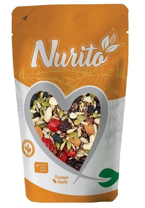 Nurito Breakfast 250 Grams – Trail Mix With Dry Fruits, Berries & Protein-Rich Seeds | Power Snack Loved By Moms | Best For Active Kids & Office Professionals | Keeps You Full Energetic & Energized All Day