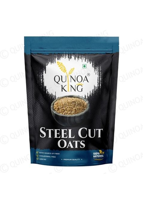 Quinoa King Steel Cut Oats- Hearty And Nutritious Breakfast Cereal, 1Kg (Pack Of 1)