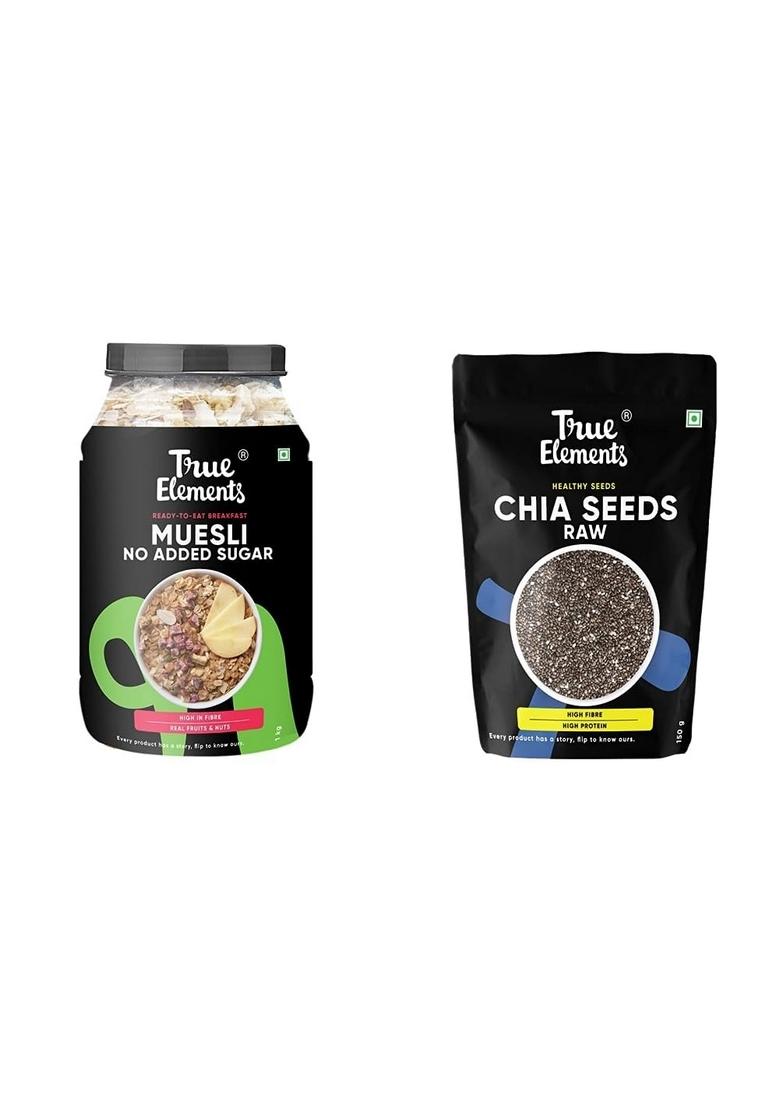 True Elements Muesli No Added Sugar 1Kg