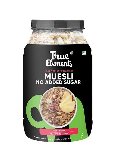 True Elements Muesli No Added Sugar 1Kg