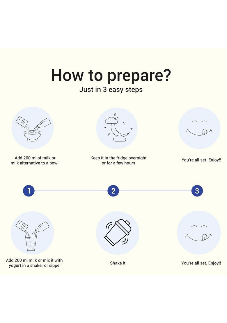 Goat Life Overnight Oats 2.1Kg (Pack Of 30) | High Protein (24G & 17G) | No Sugar | Gluten-Free | Natural Breakfast Cereal | Ideal For Weight Management | Spoonfree Oatmeal