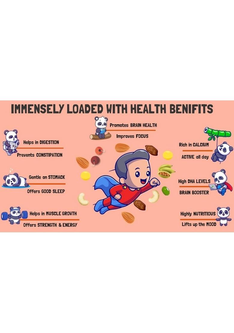 Millet Cereal Mix With Dry Fruits Powder 400G | Healthy Cereal For Little Ones | Sprouted Sathu Mavu | Nutritious Breakfast Cereal | Millet Food For Growing Children | 100% Fresh & Natural