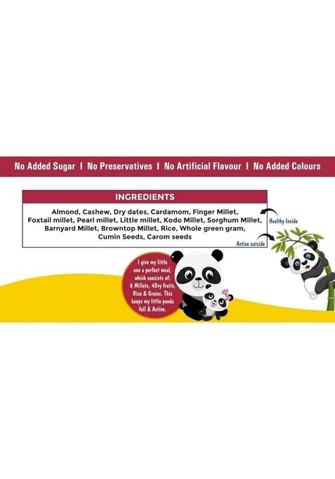 Millet Cereal Mix With Dry Fruits Powder 400G | Healthy Cereal For Little Ones | Sprouted Sathu Mavu | Nutritious Breakfast Cereal | Millet Food For Growing Children | 100% Fresh & Natural