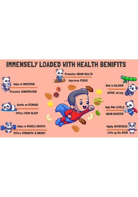 Millet Cereal Mix With Dry Fruits Powder 400G | Healthy Cereal For Little Ones | Sprouted Sathu Mavu | Nutritious Breakfast Cereal | Millet Food For Growing Children | 100% Fresh & Natural