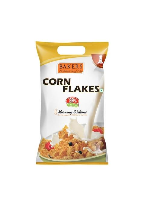 Bakers Corn Flakes | Naturally Cholesterol-Free | The Ultimate Breakfast Essential | Rich In Vitamins & Minerals | Pack Of 3 (500 Gm X 3)