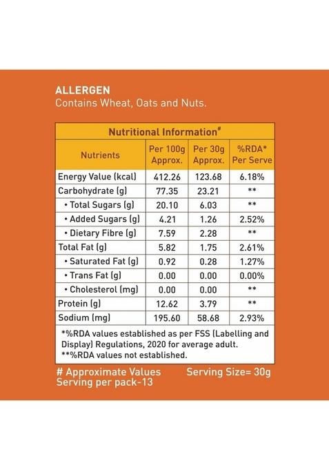Gaia Crunchy Muesli Combo Pack: Fruit & Nut(400 Gm) And Nutty Delight(400 Gm)