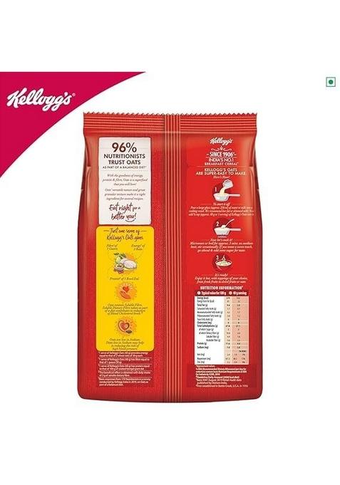 Kelloggs Oats, Rolled Oats, High In Protein And Fibre, Low In Sodium, 400G Pack