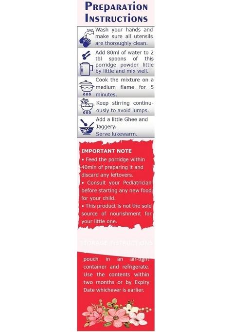 Tummyfriendly Foods Certified Organic Sprouted Ragi, Oats, Red Lentil, Banana And Organic Oats Green Moong Spinach Porridge Mix | Sprouted Ragi Powder For Little Ones | 200G, 2 Packs