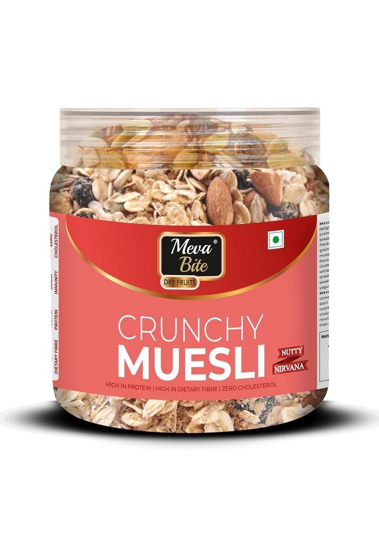 Mevabite Crunchy Muesli Mix With Fruits & Nuts, 450G