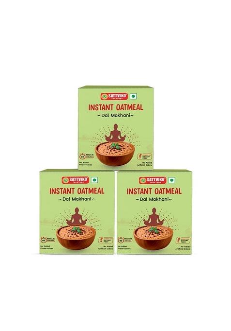 Sattviko Instant Oatmeal - Dal Makhani | Pack Of 3 | Instant Breakfast