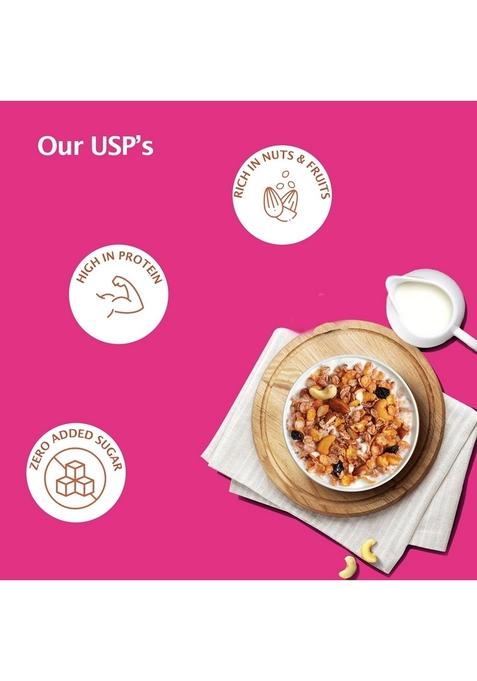 Munchilicious Roasted Muesli Breakfast Cereal Fruit & Nut