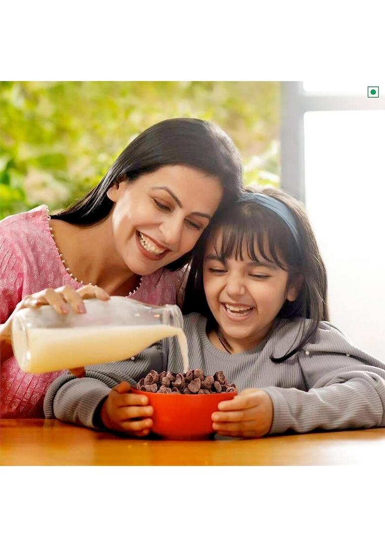 Go Healthy Choco Flakes 500G | Crunchy Chocolate Breakfast Cereal | High-Fiber, Low-Fat | Delicious Snack & Quick Meal