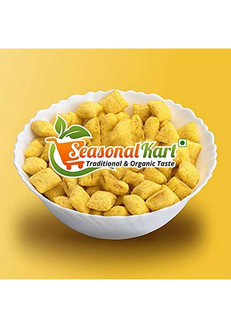 Seasonal Kart Breakfast Cereal, Multigrain Pineapple Fills 400 Gms (Made With Oats, Corn, Wheat, Rice, Zero Cholesterol Burst Fills)| Healthy Breakfast Cereal | - Indya
