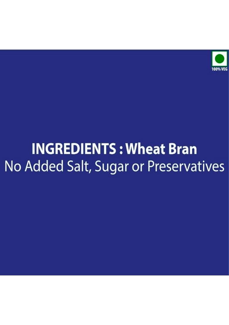 Vedagrahi Wheat Bran| Source Of Iron| High In Dietary Fibre & Protein| Helps Manage Weight|100% Natural Wheat Bran (500G Pack Of 2)