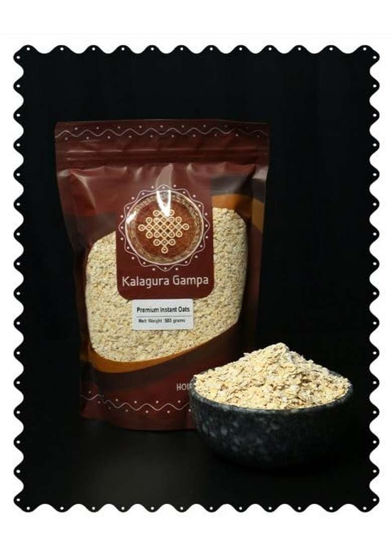 Kalagura Gampa Premium Instant Oats (Healthy Breakfast, High In Fiber)(500 Grams) - Indya