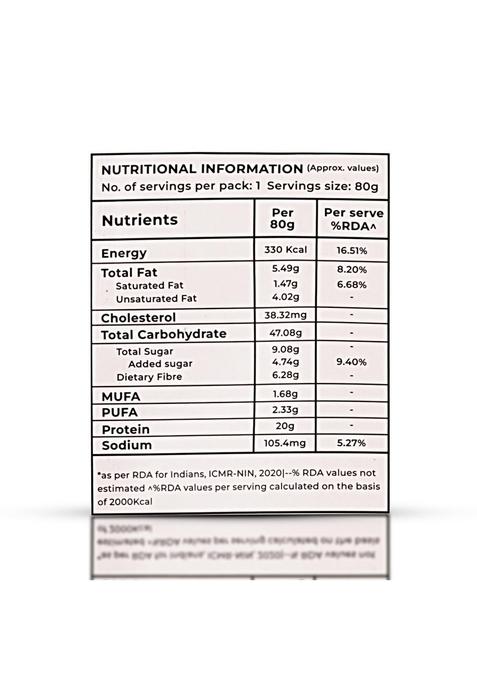 Overnight Oats 20Gm High Protein, Refined Sugar Free, Cookies & Creme, Chia Seeds, Whey Protein & More| Breakfast Cereals For Weight Management| (Cookies & Creme, Pack Of 10)