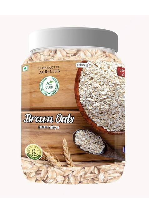 Agri Club Instant Brown Oats 400Gm, High Fiber And Protein Rich