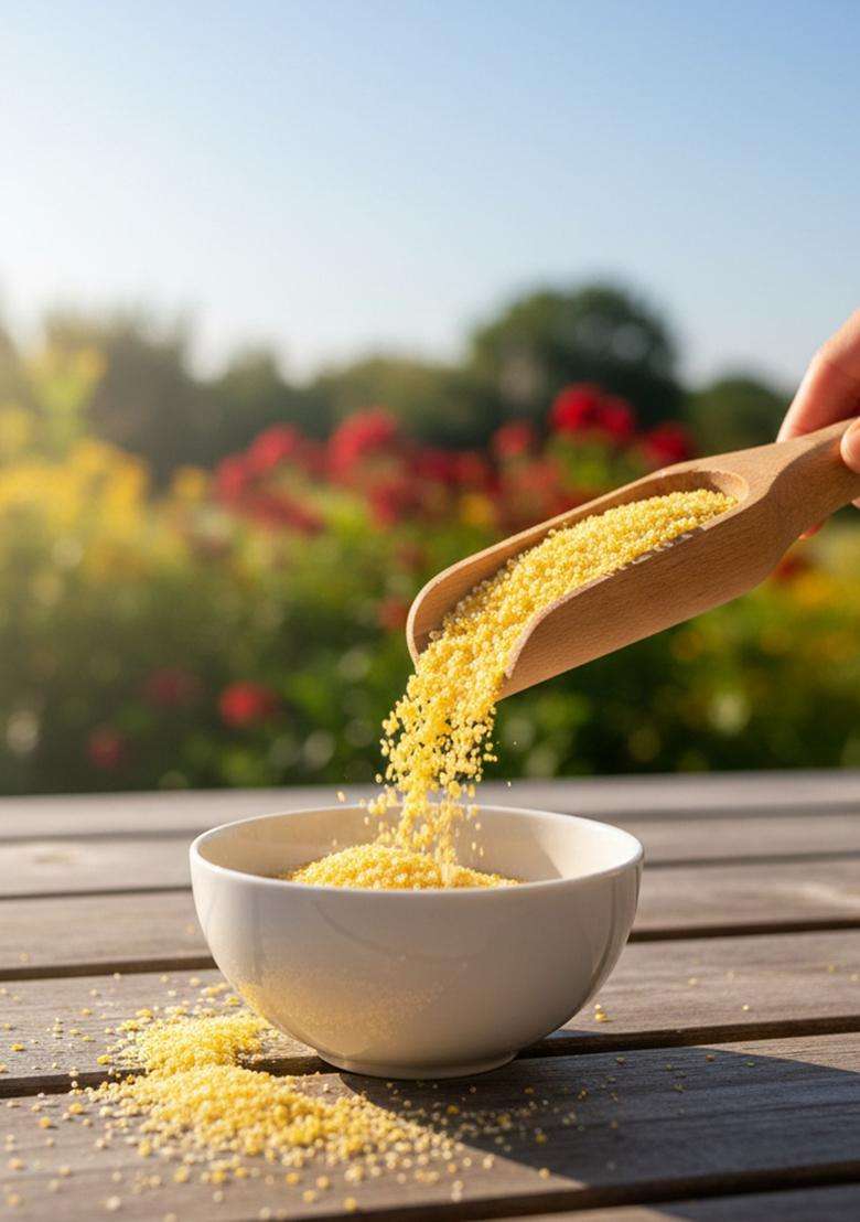 Organic Bites Maize Dalia (Makki, Corn Dalia) (200) - Indya