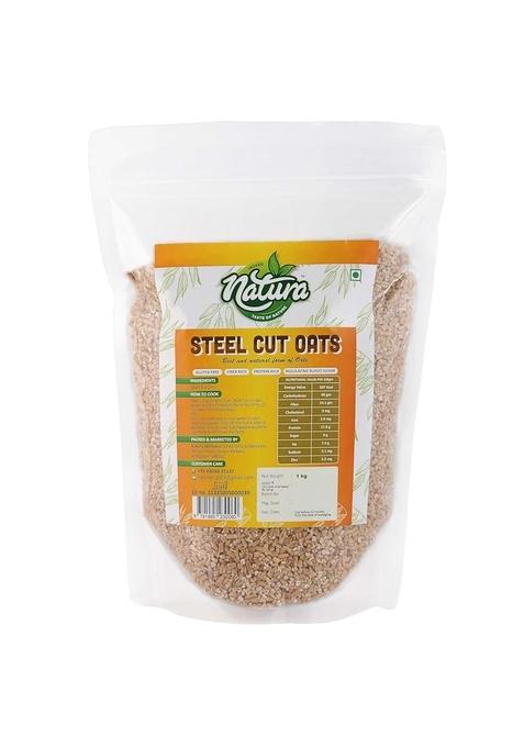 Steel Cut Oats, Sugar Free, 100% Wholegrain, Diabetic Friendly, Breakfast Cereal 1Kg