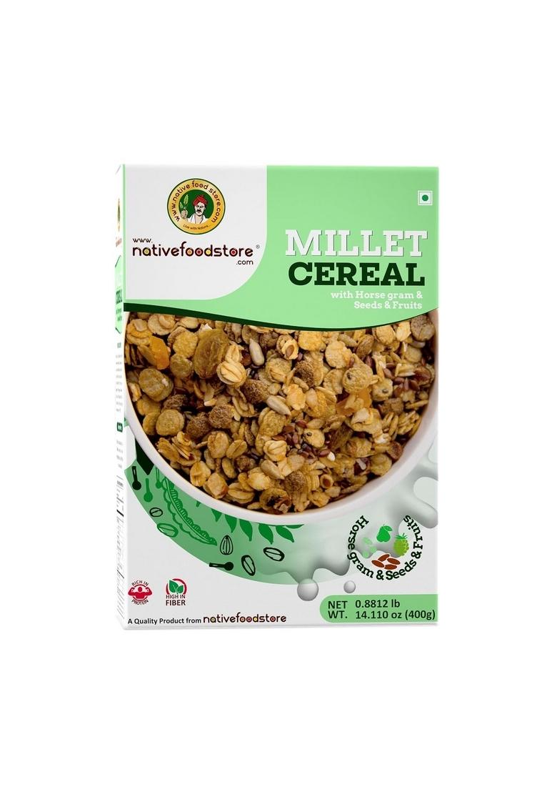 Nativefoodstore Millet Muesli Millet Muesli (Horsegram Seeds And Fruits)