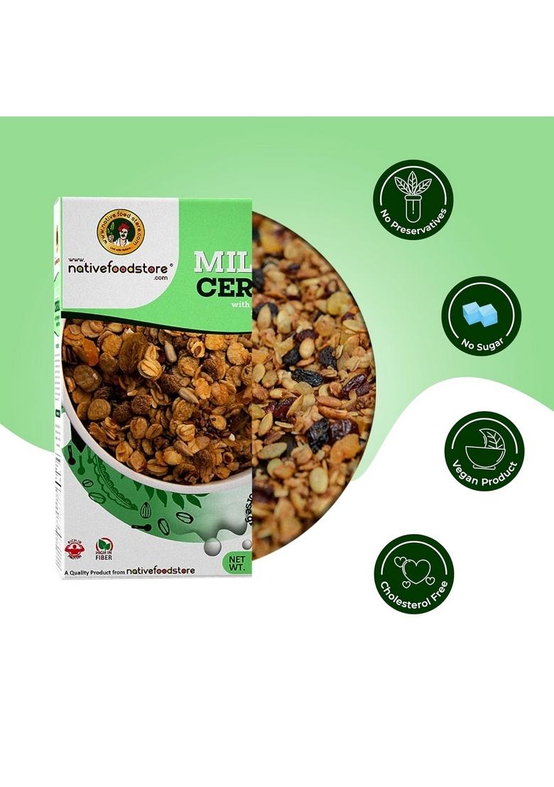 Nativefoodstore Millet Muesli Millet Muesli (Horsegram Seeds And Fruits)