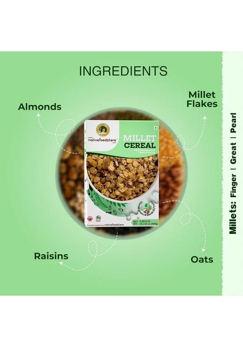 Nativefoodstore Millet Muesli Millet Muesli (Horsegram Seeds And Fruits)