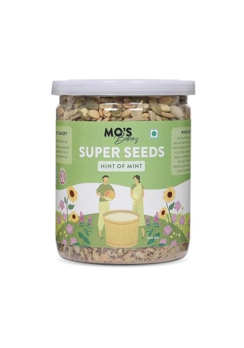 Mo'S Seeds Mix - Mint Flavour 340 G | Healthy Seeds Mix | Roasted Mix Seeds | Rich In Fiber & Good Fats