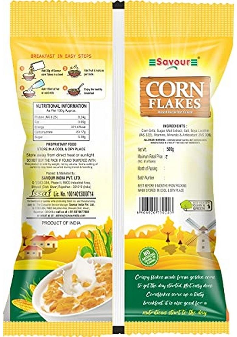 Cornflakes 500 Grams Pouch Pack Of 2